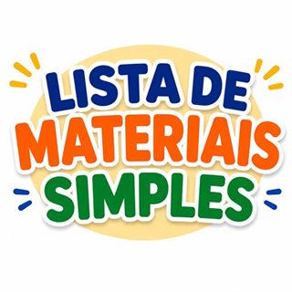 Bônus Lista de materiais simples